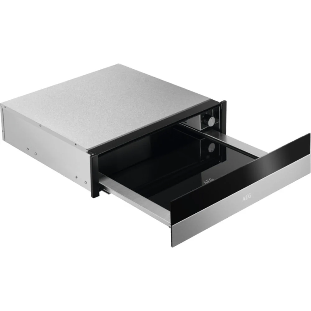 AEG Built-in Warming Drawer, 6PS, 14cm, Black, KDK911424M