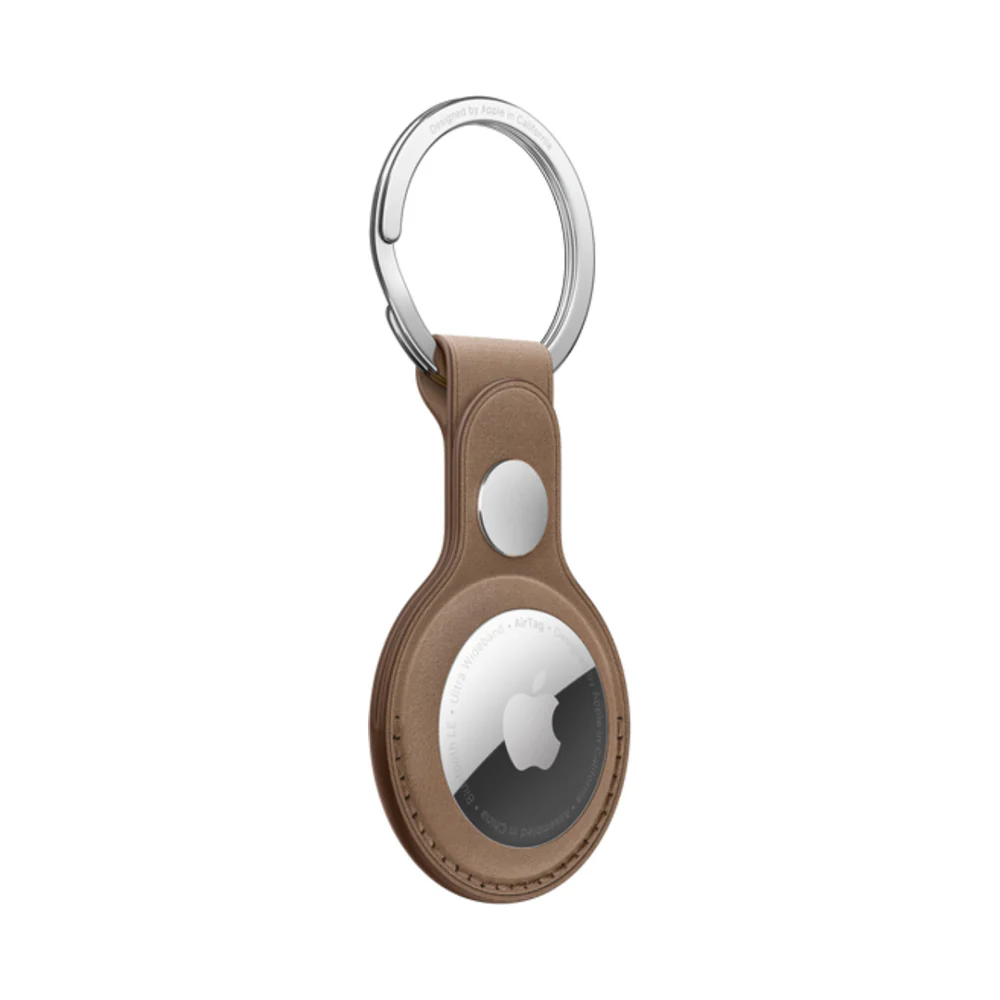 Apple AirTag FineWoven Key Ring Taupe - Image 7