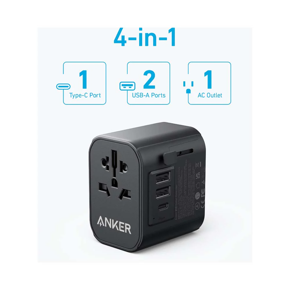 Anker 312 30W Outlet Extender Black - Image 2