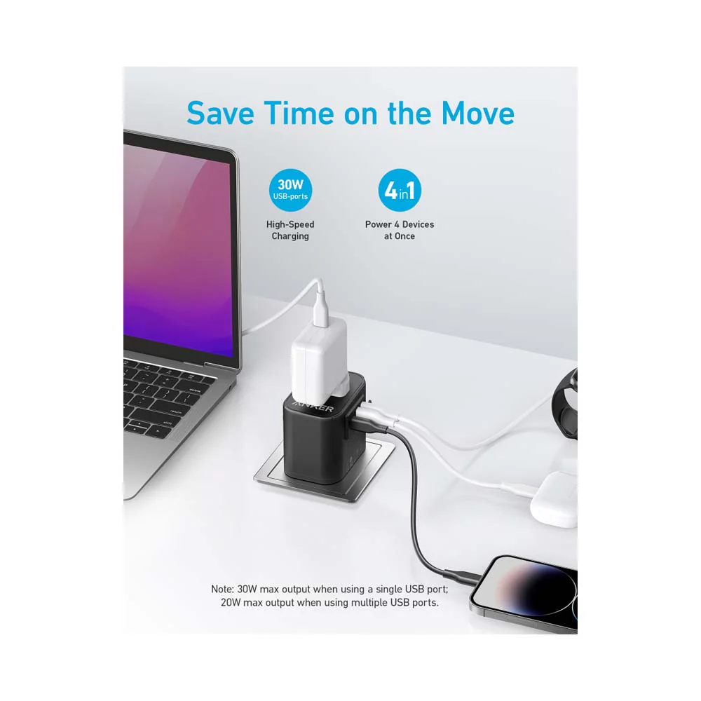 Anker 312 30W Outlet Extender Black - Image 4