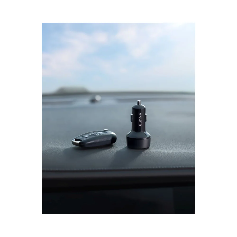 Anker PowerDrive 2 Car Charger Black - Image 4