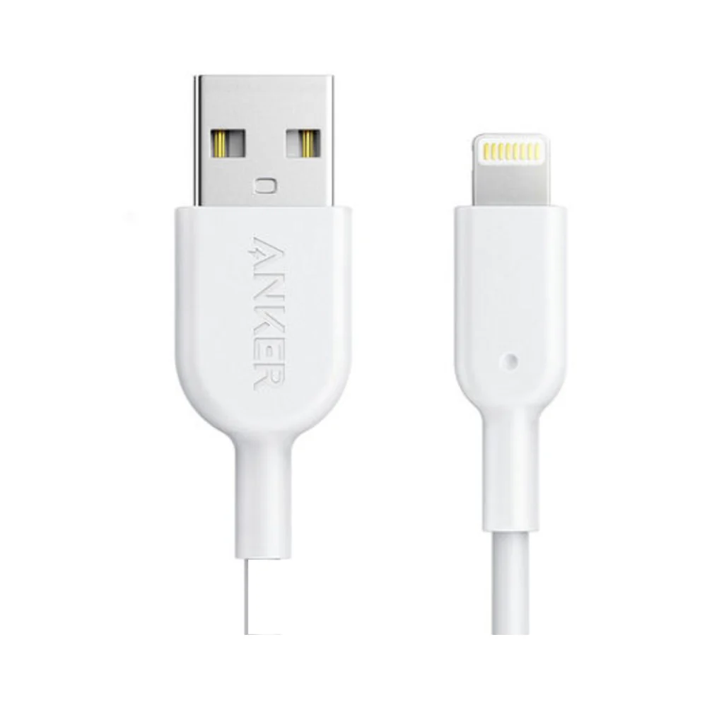 Anker Powerline II With Lightning Connector White