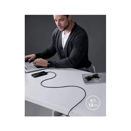 Anker PowerLine III Flow USB C To Lightning Cable 90cm Midnight Black - Image 5