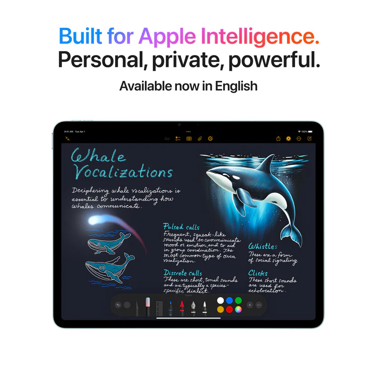 Apple iPad Air 11 M3 Chip, 128GB Storage, Wi-Fi, Space Gray, UAE Version - Image 5