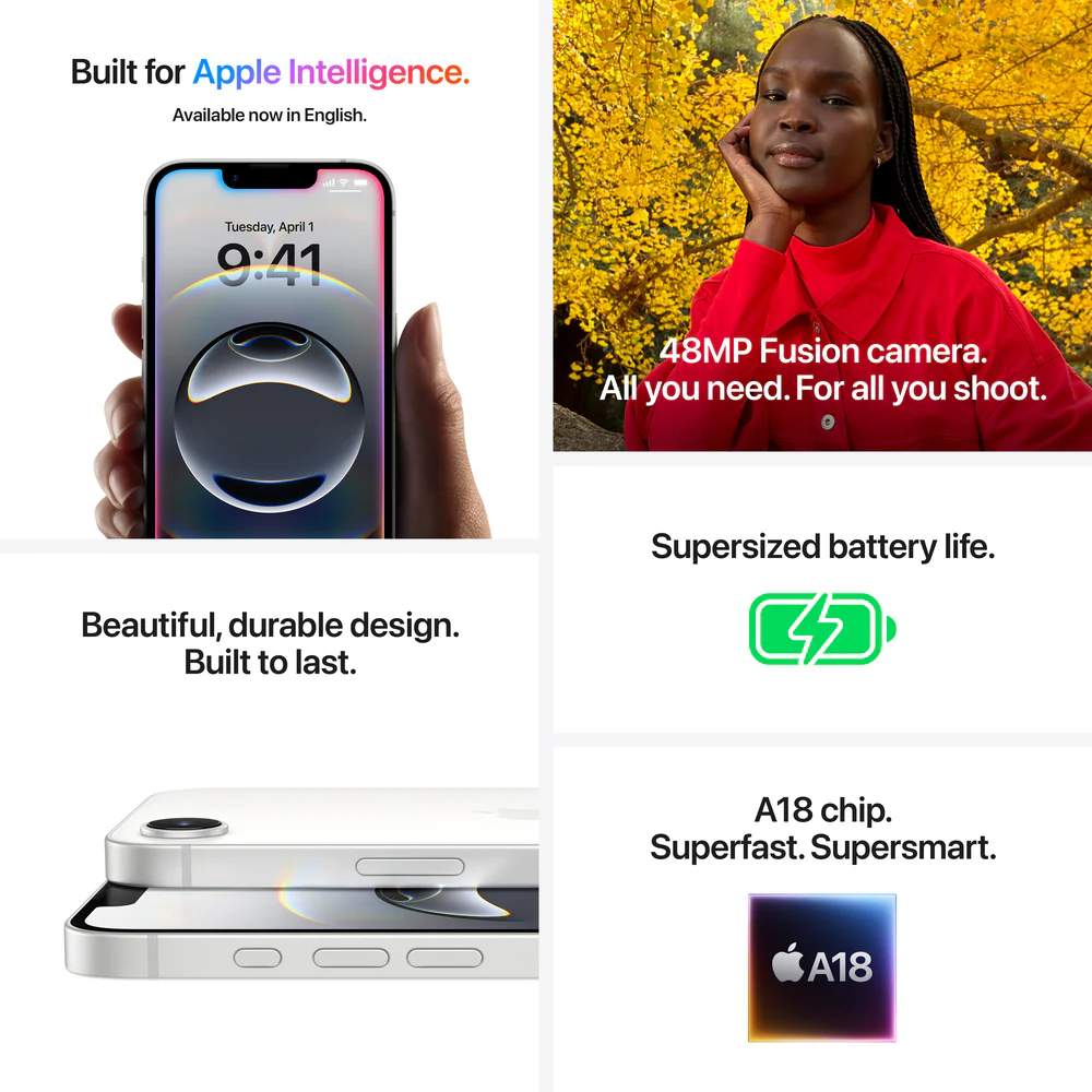 Apple iPhone 16e 512GB White - UAE Version - Image 7
