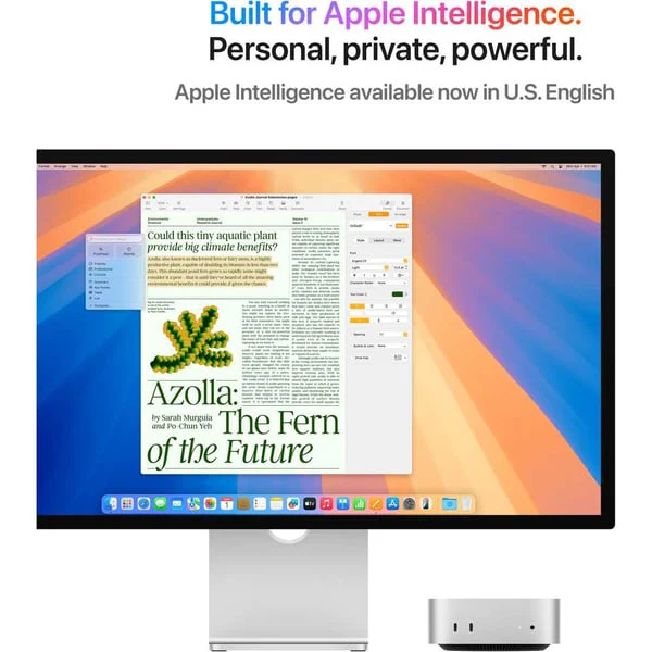Apple Mac mini (2024), M4 chip with 10-core CPU, 24GB RAM, 512GB SSD, 10-core GPU, UAE Version, Space Black, MCYT4AB/A - Image 3