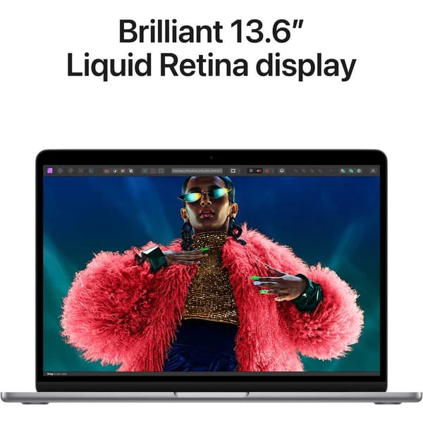 Apple Macbook Air 13-inch (2024), M2 chip with 8-core CPU, 16GB RAM, 256GB SSD, 8-core GPU, 13.6-inch Liquid Retina XDR display, Arb-Eng Keyboard, UAE Version, Space Gray, MC7U4AB/A - Image 5