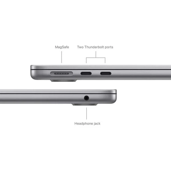 Apple Macbook Air 13-inch (2024), M2 chip with 8-core CPU, 16GB RAM, 256GB SSD, 8-core GPU, 13.6-inch Liquid Retina XDR display, English Keyboard, UAE Version, Space Gray, MC7U4ZS/A - Image 7