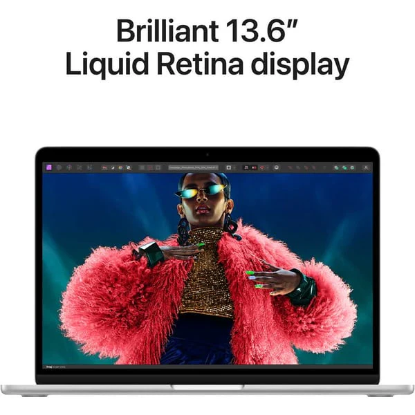 Apple Macbook Air 13-inch (2024), M3 chip with 8-core CPU, 24GB RAM, 512GB SSD, 10-core GPU, 13.6-inch Liquid Retina XDR display, Arb-Eng Keyboard, UAE Version, Silver, MC8N4AB/A - Image 5