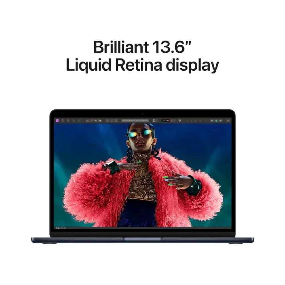 Apple MacBook Air 13-Inch M3 chip with 8 core CPU and 8 core GPU 8GB/256GB SSD Midnight - Image 5