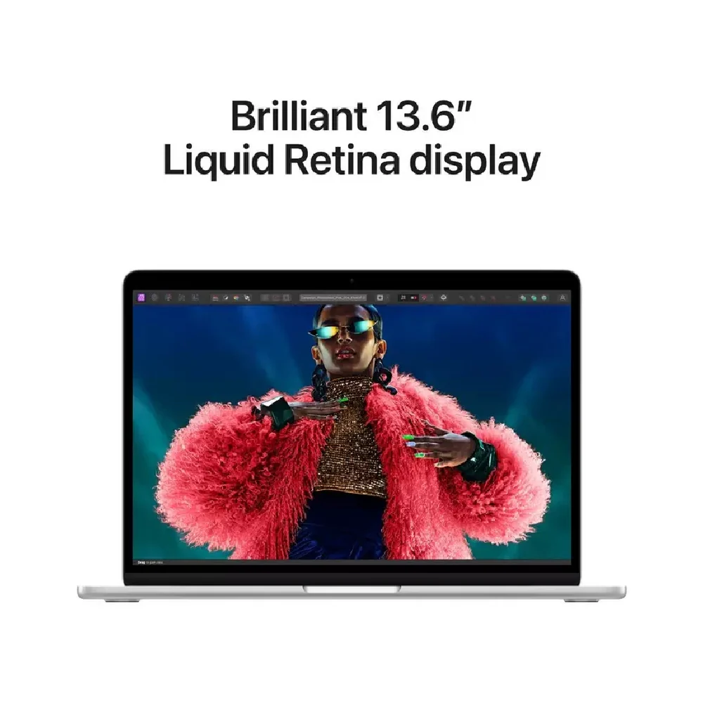 Apple MacBook Air 13-Inch M3 chip with 8 core CPU and 8 core GPU 8GB/256GB SSD Silver - Image 5