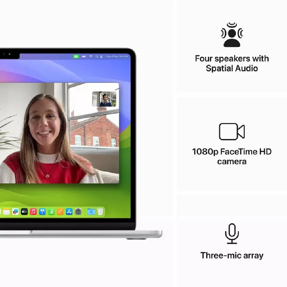 Apple MacBook Air 13-Inch M3 chip with 8 core CPU and 8 core GPU 8GB/256GB SSD Silver - Image 6
