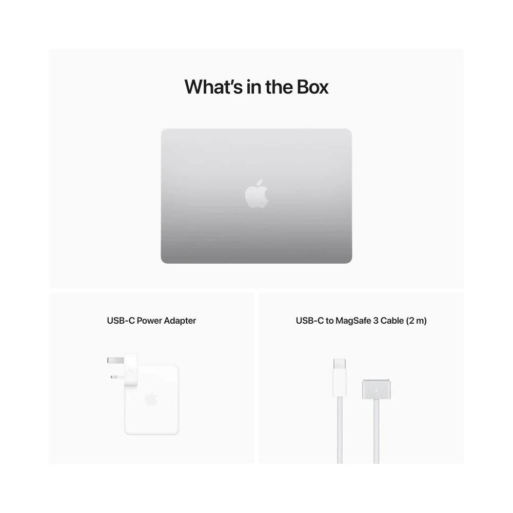 Apple MacBook Air 13 M2 256GB 13 inch Silver MLXY3AB/A - Image 3