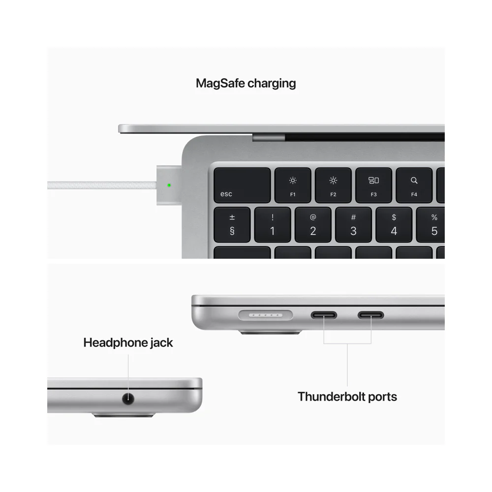Apple MacBook Air 13 M2 256GB 13 inch Silver MLXY3AB/A - Image 6