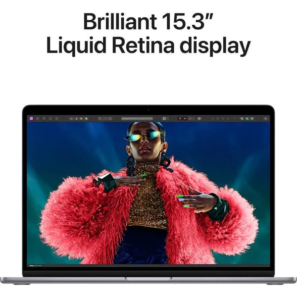 Apple Macbook Air 15-inch (2024), M3 chip with 8-core CPU, 16GB RAM, 256GB SSD, 10-core GPU, 15.3-inch Liquid Retina XDR display, Arb-Eng Keyboard, UAE Version, Space Gray, MC9D4AB/A - Image 5