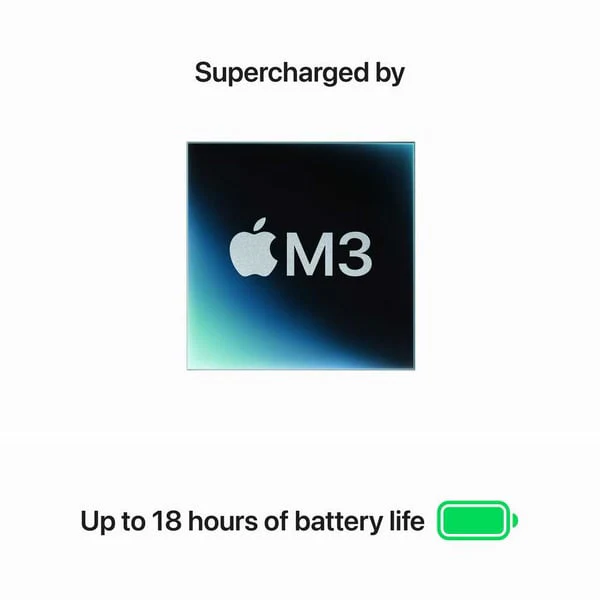 Apple Macbook Air 15-inch (2024), M3 chip with 8-core CPU, 24GB RAM, 512GB SSD, 10-core GPU, 15.3-inch Liquid Retina XDR display, Arb-Eng Keyboard, UAE Version, Space Gray, MC9H4AB/A - Image 4