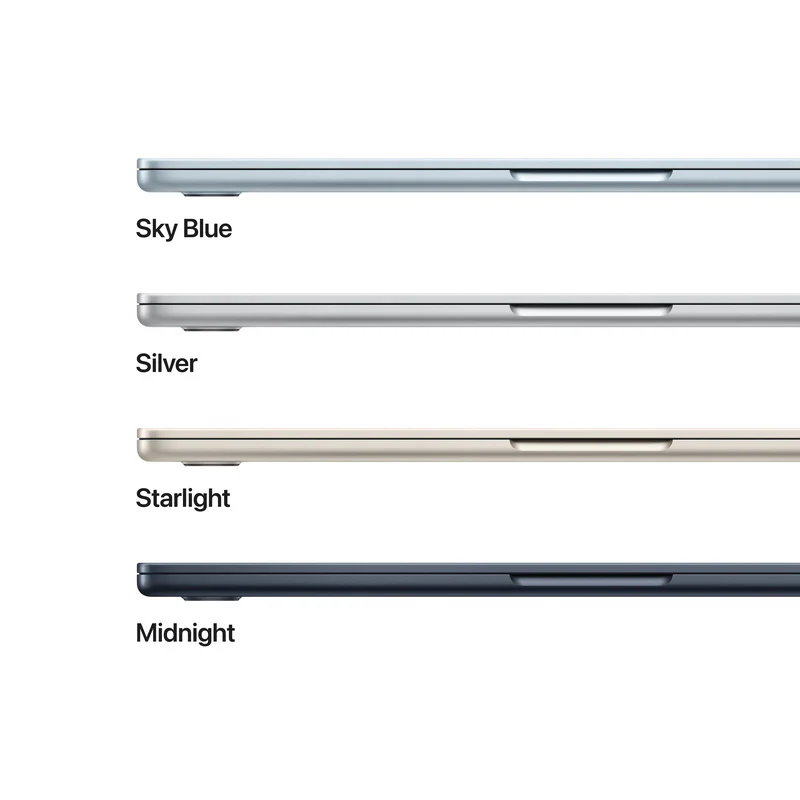 Apple MacBook Air 13, 13.6-inch display, M4, 16GB RAM, 256GB Storage, English-Arabic Keyboard, Starlight (2025) - Image 3