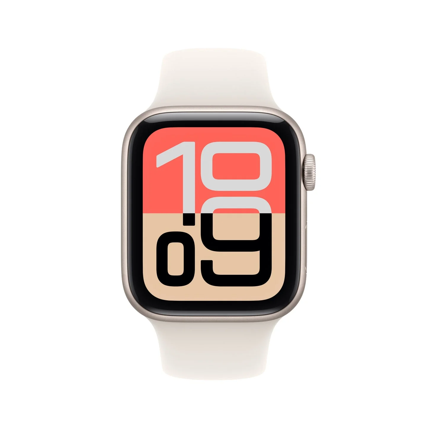 Apple Watch SE 3 GPS 40mm, Starlight Aluminium Case with Starlight Sport Band, S/M - Image 2