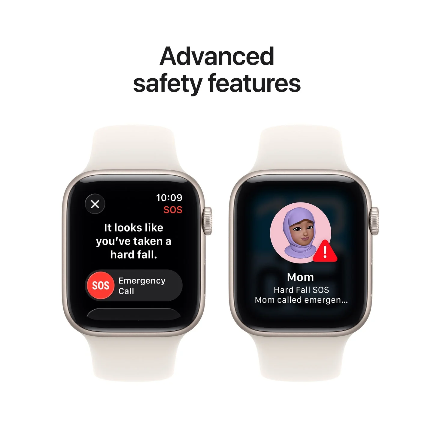 Apple Watch SE 3 GPS 40mm, Starlight Aluminium Case with Starlight Sport Band, S/M - Image 7