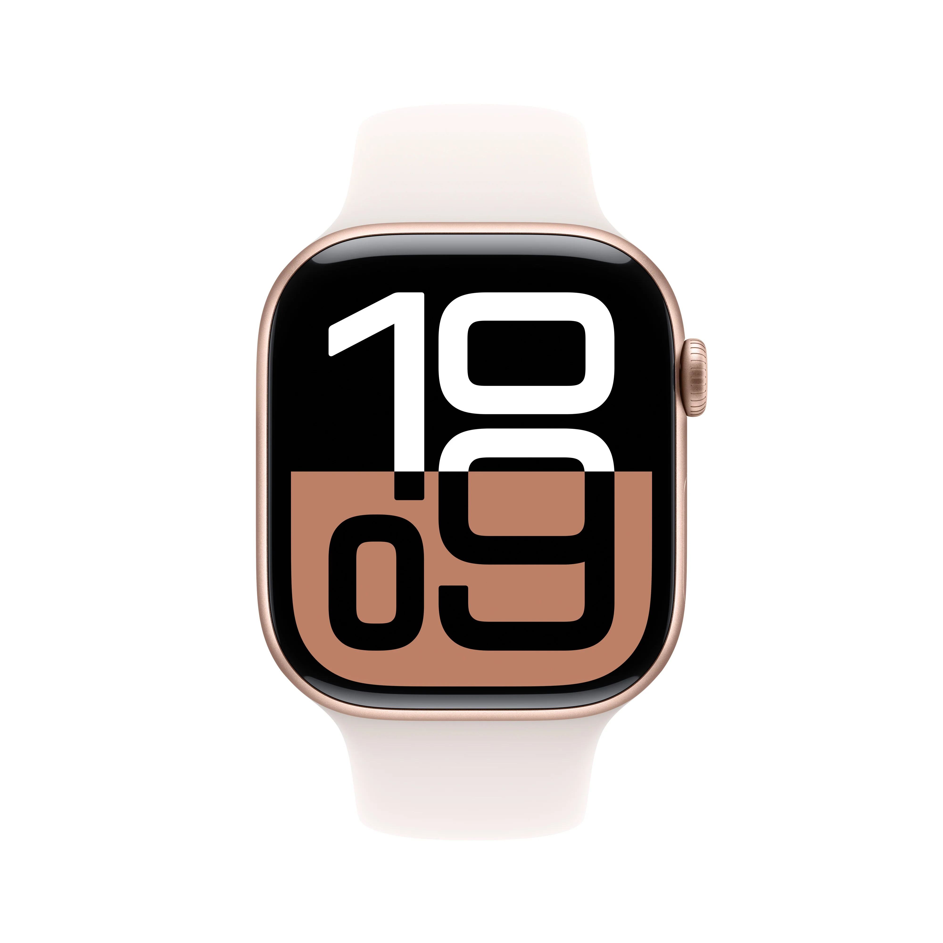 Apple Watch Series 10 GPS + Cellular 46mm Rose Gold Aluminium Case with Light Blush Sport Band - S/M, MWY63QA/A - Image 2