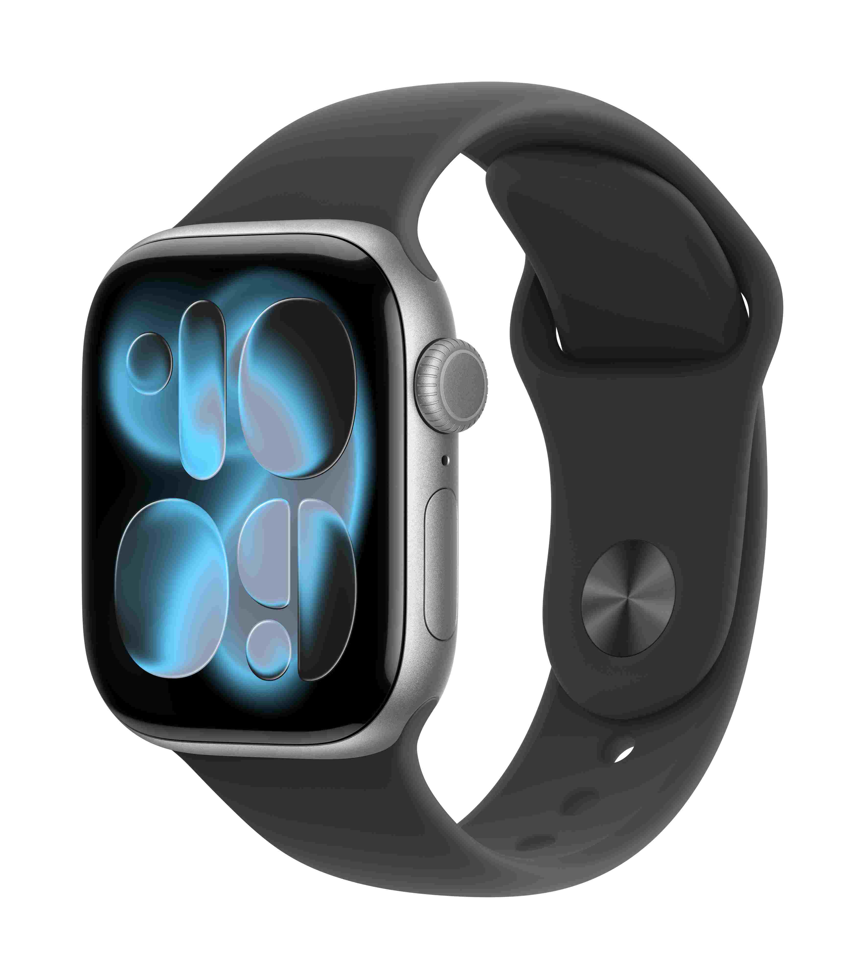 Apple Watch Series 11 GPS 42mm, Space Grey Aluminium Case with Black Sport Band, M/L