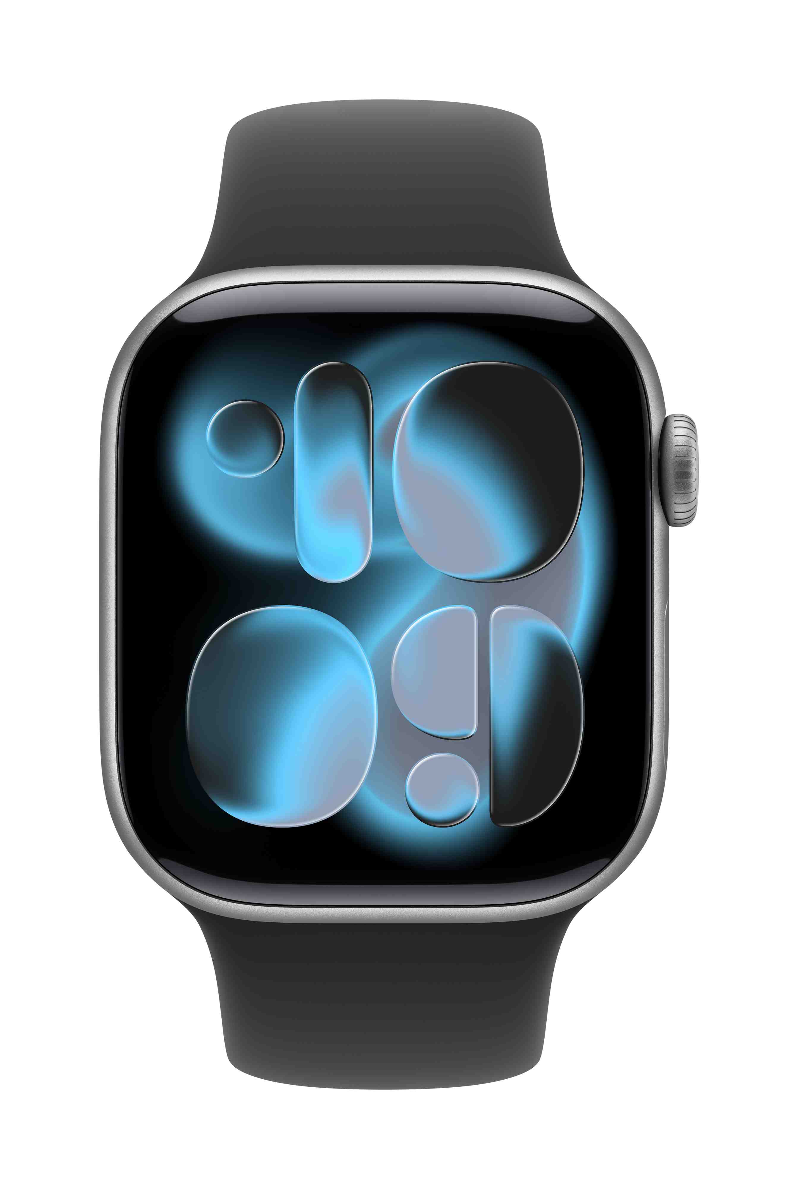 Apple Watch Series 11 GPS 42mm, Space Grey Aluminium Case with Black Sport Band, M/L - Image 2
