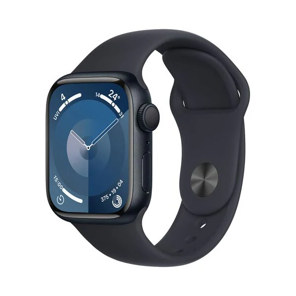 Apple Watch Series 9 GPS + Cellular 45mm Midnight Aluminium Case + Midnight Sport Band - S/M