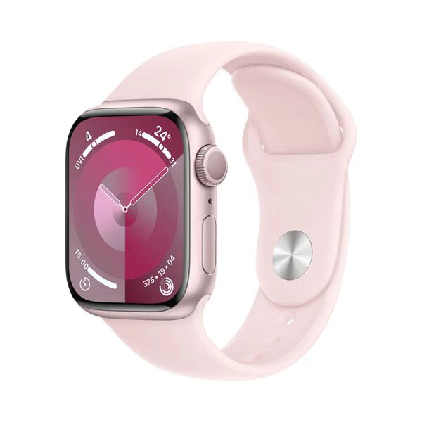 Apple Watch Series 9 GPS + Cellular 45mm Pink Aluminium Case + Light Pink Sport Band - M/L