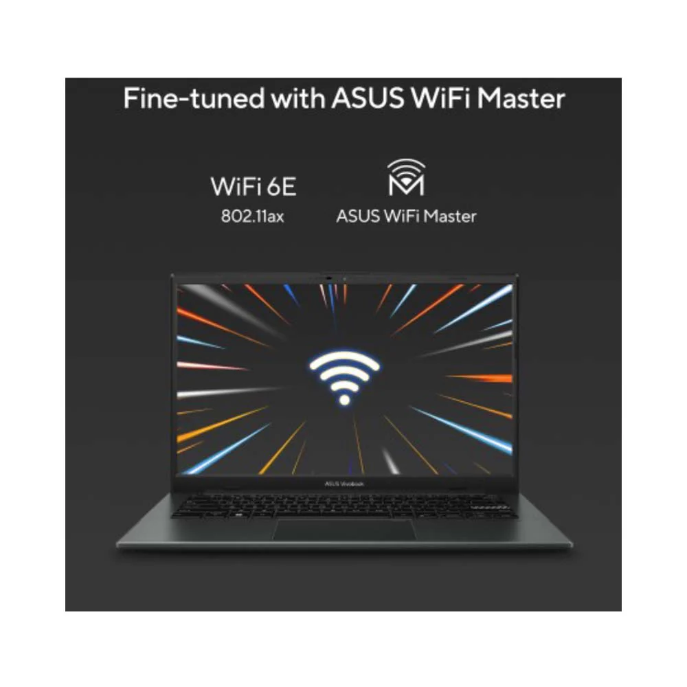 ASUS VivoBook Go 14-Inch Ryzen 5-7520U 8GB RAM/512GB SSD AMD Radeon Mixed Black - Image 3