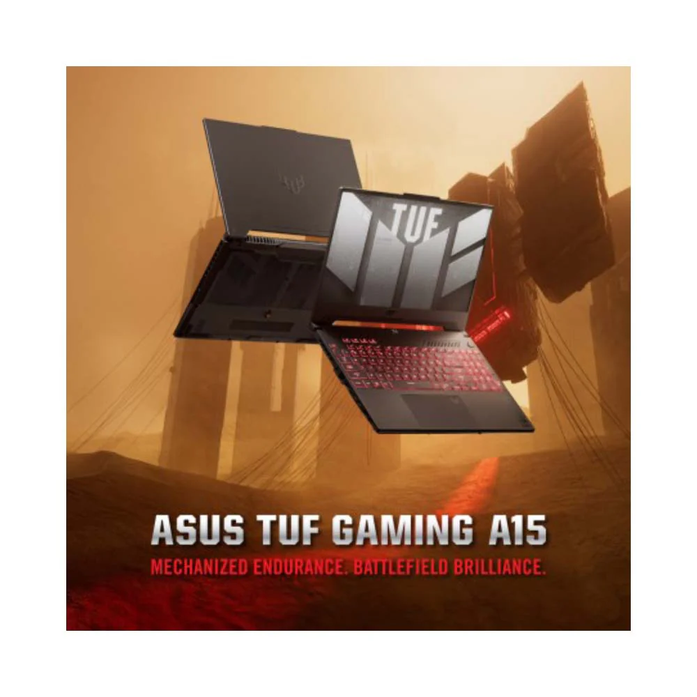ASUS TUF A15 Gaming 15.6-Inch Ryzen 7-7735HS 16GB RAM/512GB SSD 6GB NVIDIA GeForce RTX 4050 Grey - Image 2