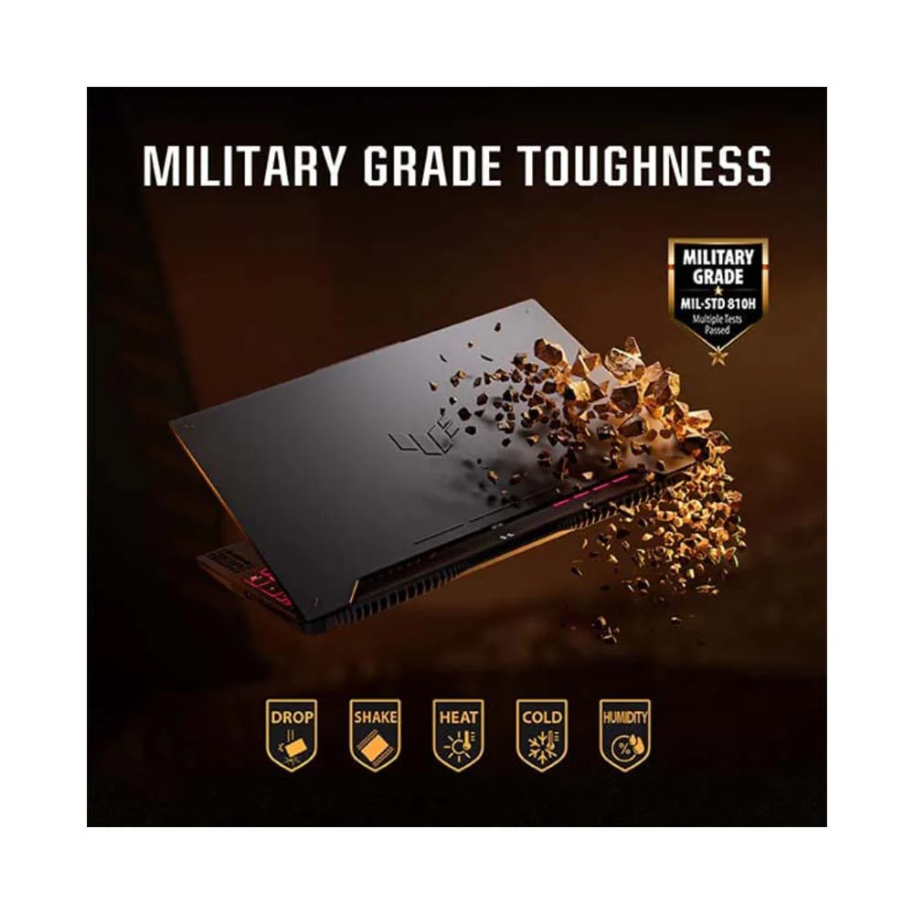 ASUS TUF A15 Gaming 15.6-Inch Ryzen 7-7735HS 16GB RAM/512GB SSD 6GB NVIDIA GeForce RTX 4050 Grey - Image 4