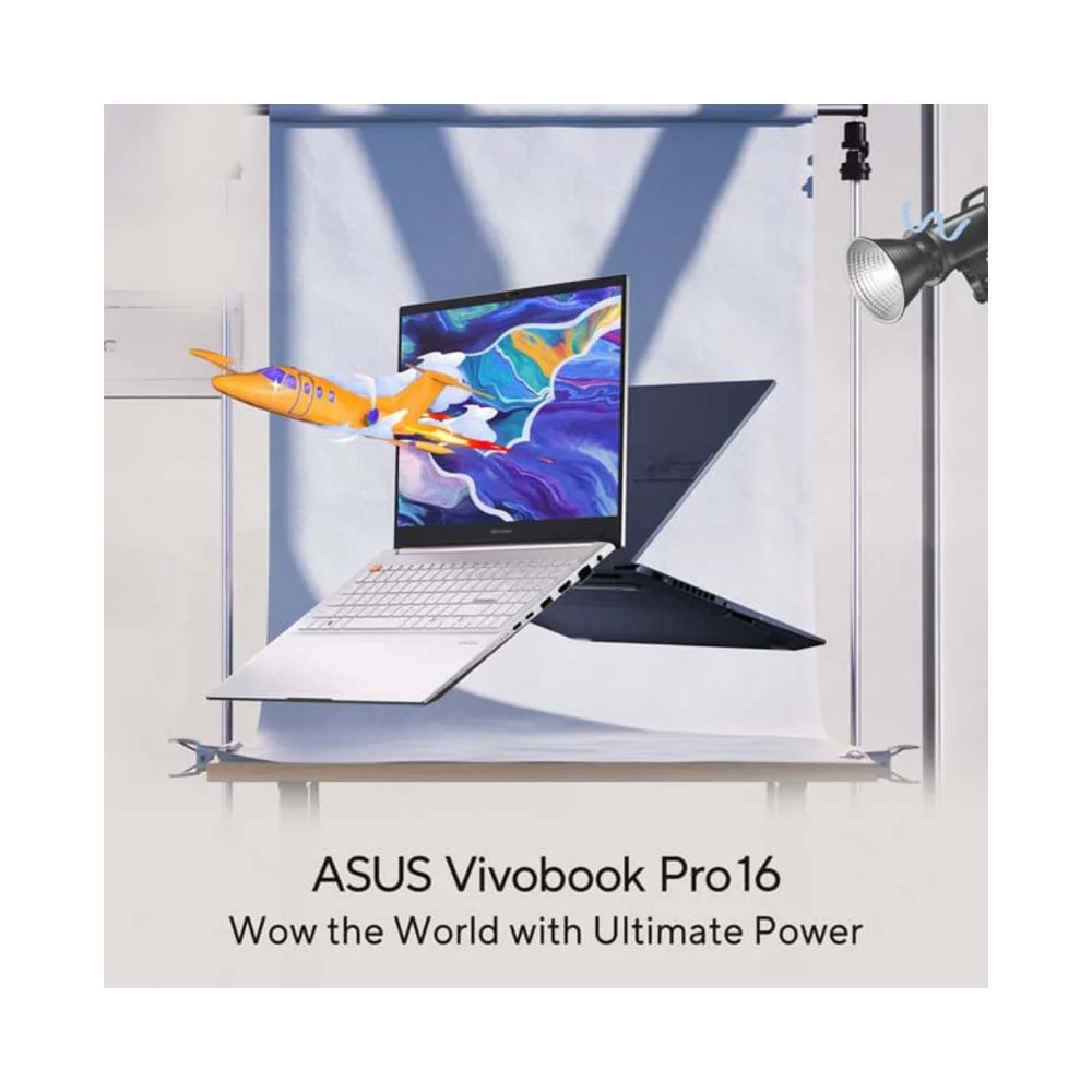 Asus Vivobook Pro Ultrabook 16-Inch Core i9-13900H 1TB SSD Silver - Image 2