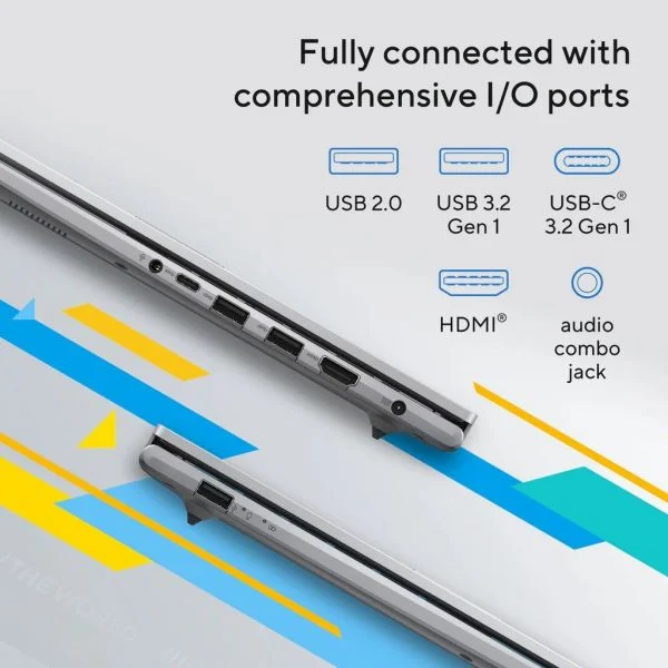 Asus X1504VA-BQ715W 15 Inch Laptop Intel Core i7 1355U 16GB RAM 512GB SSD Silver - Image 3