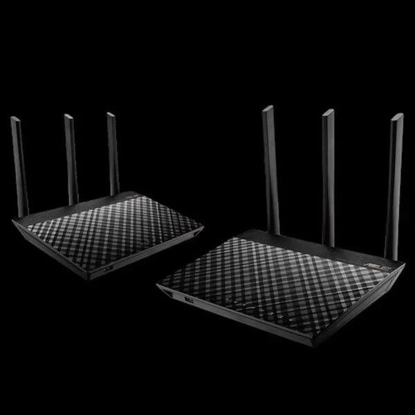 Asus 2-Piece AiMesh Dual Band Wi-Fi Router Black
