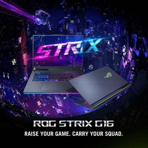 ASUS ROG Strix G614JVR-I9161G Gaming Laptop, Intel 14th Gen i9-14900, 16GB RAM, 1TB SSD, RTX 4060 8GB, 16 WUXGA, Windows 11 Home, Eclipse Grey - Image 3