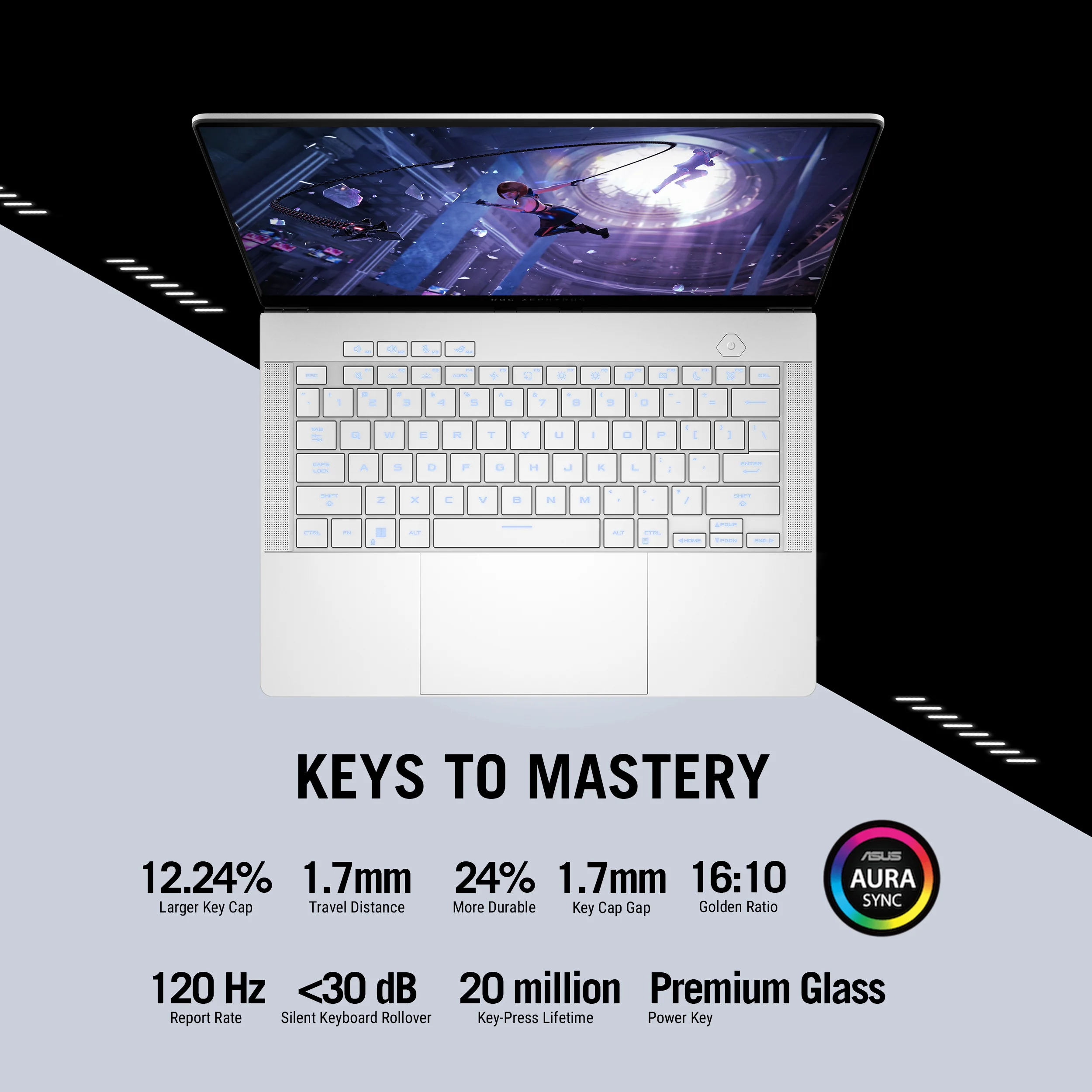 Asus ROG Zephyrus G14 Gaming Laptop 32GB RAM, 1TB SSD, AMD Ryzen AI 9-HX370 Processor, RTX 5060 8GB GDDR7, 14-inch display, GA403WM-321W - Image 6
