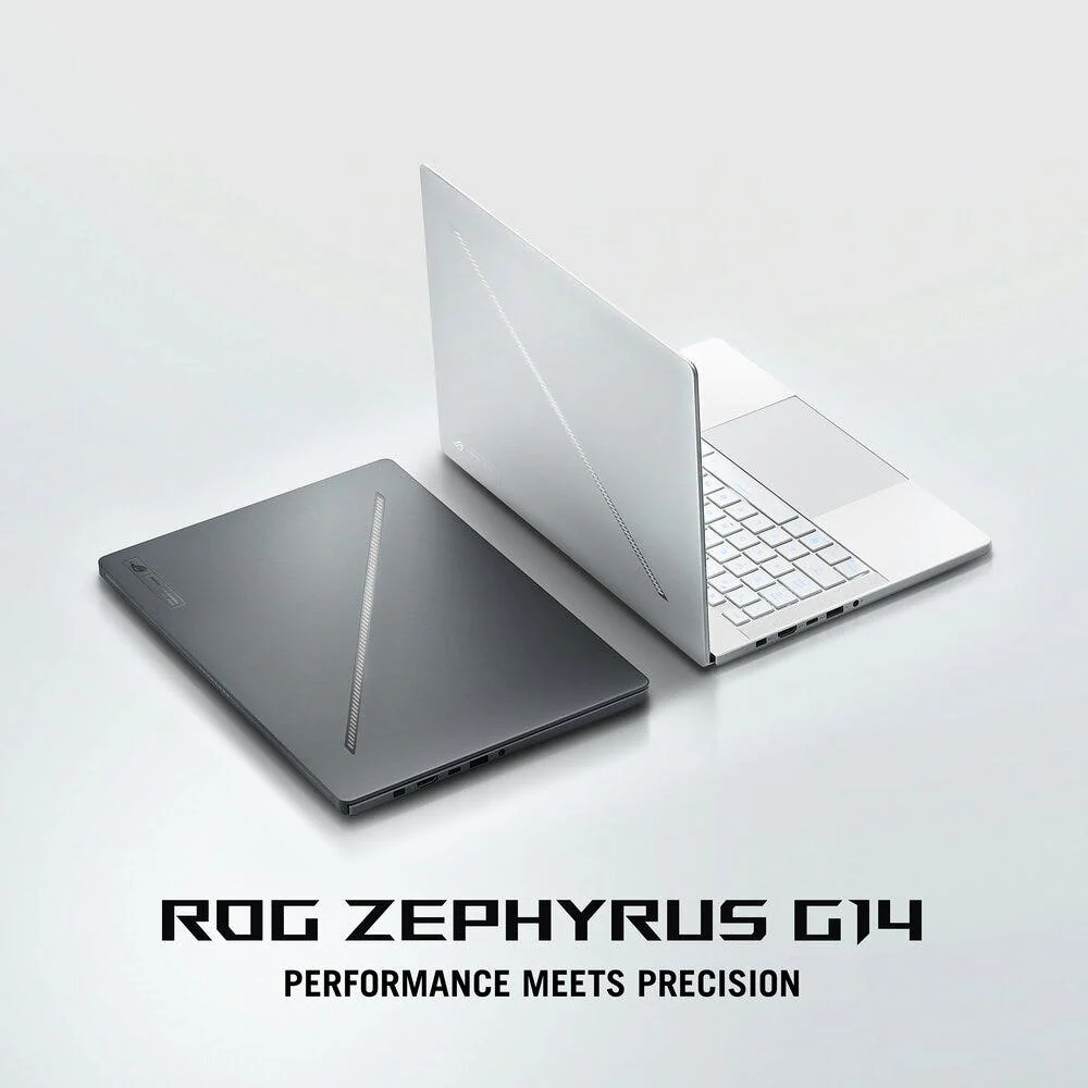 ASUS ROG Zephyrus GA403UV-OLED9132W Gaming Laptop, AMD R9-8000 R9-8945HS, 32GB RAM, 1TB SSD, RTX 4060 8GB, 14 3K OLED, Windows 11 Home, Platinum White - Image 10