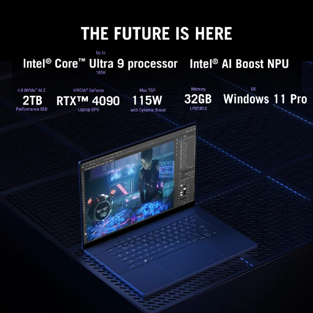 ASUS ROG Zephyrus Intel Core Ultra 9-185H 32GB/2TB SSD  Eclipse Grey - Image 3