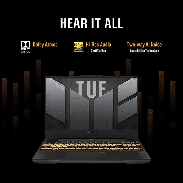 ASUS TUF FX507ZI4-LP036W Gaming Laptop, Intel 12th Gen i7-12700H, 16GB RAM, 1TB SSD, RTX 4070 8GB, 15.6 Full HD, Windows 11 Home, Mecha Gray - Image 10