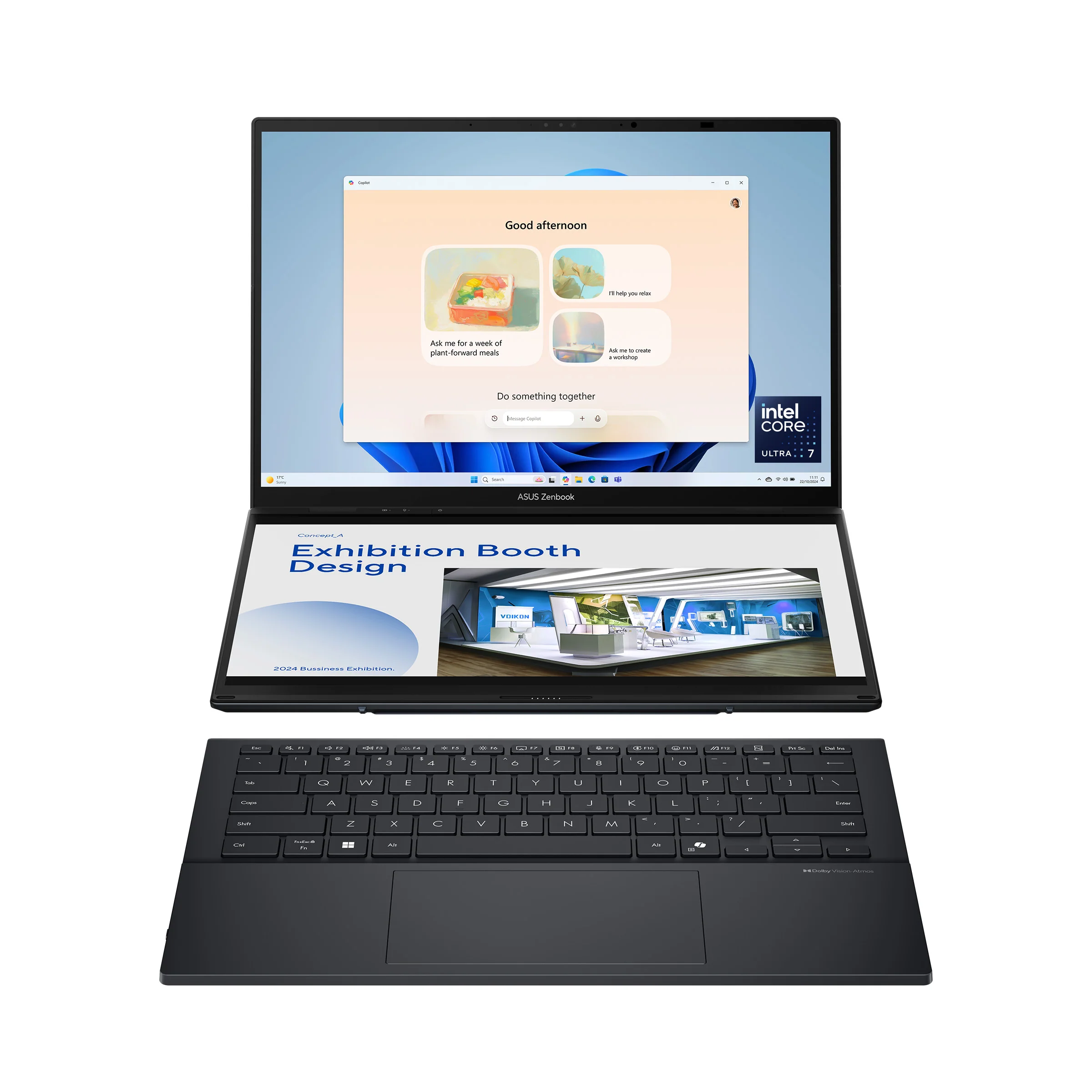 ASUS Zenbook Duo Laptop Intel Core Ultra 7-255H, 32GB LPDDR5X, 1TB SSD, 14-inch 16:10 Touch OLED Display, Windows 11 Home, Inkwell Gray, UX8406CA-OLED7 (2025) - Image 19