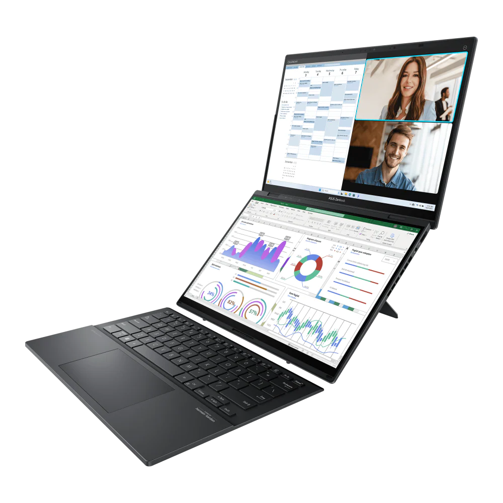 ASUS Zenbook Duo Laptop Intel Core Ultra 7-255H, 32GB LPDDR5X, 1TB SSD, 14-inch 16:10 Touch OLED Display, Windows 11 Home, Inkwell Gray, UX8406CA-OLED7 (2025) - Image 21