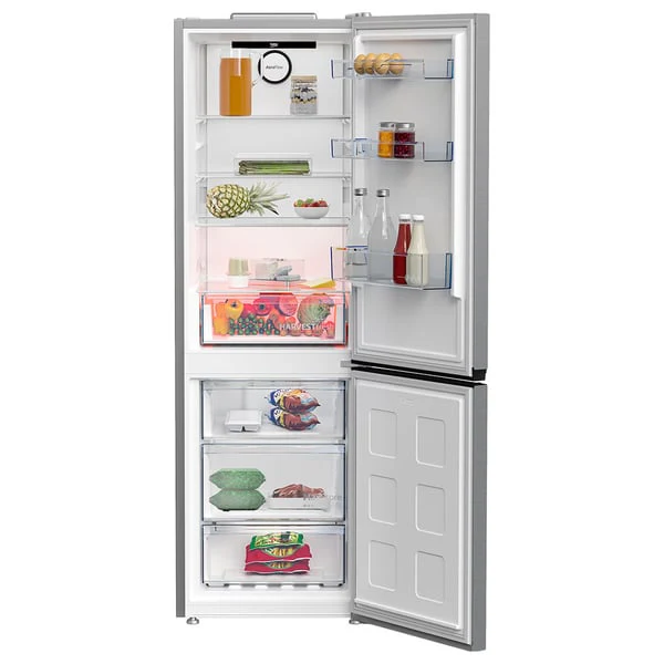 Beko Double Door Refrigerator, 366 Ltrs, 1 Year Warranty, Titanium Inox, RDNE400CS - Image 9