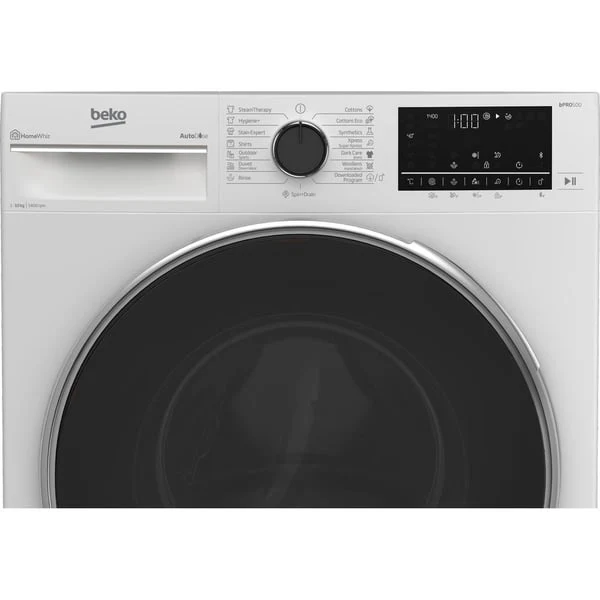 Beko Front Load Washing Machine, 10 kg, 1 Year Warranty, White, WTE1014XW - Image 4