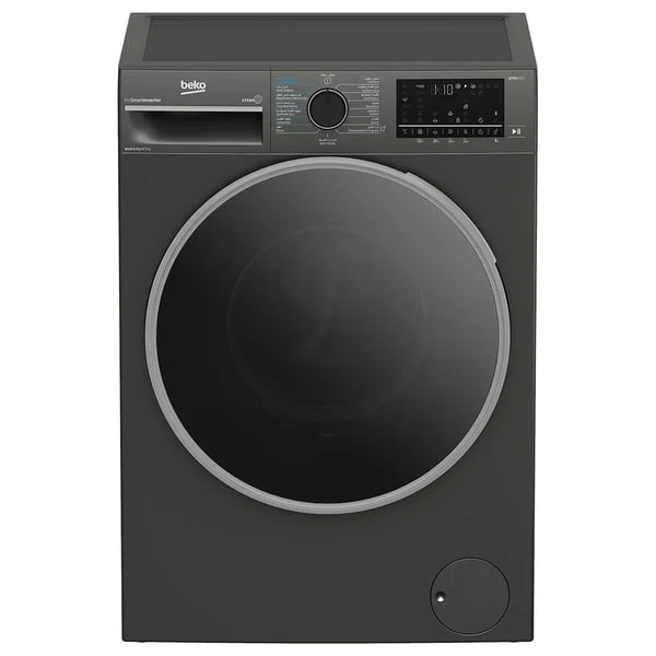 Beko Front Load Washing Machine, 8/5 kg, 1 Year Warranty, Manhattan Gray, WD8514M - Image 2