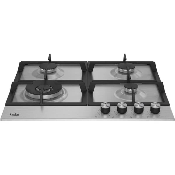 BEKO  HIAW64225SXL  BI HOB, 60 cm hob gas, Auto Ignition, Full Safety, Stainless Steel, Knob Control, 220-240 Volts, 50-60 Hz, 60 cm hob gas, Turkey, Inox - Image 3