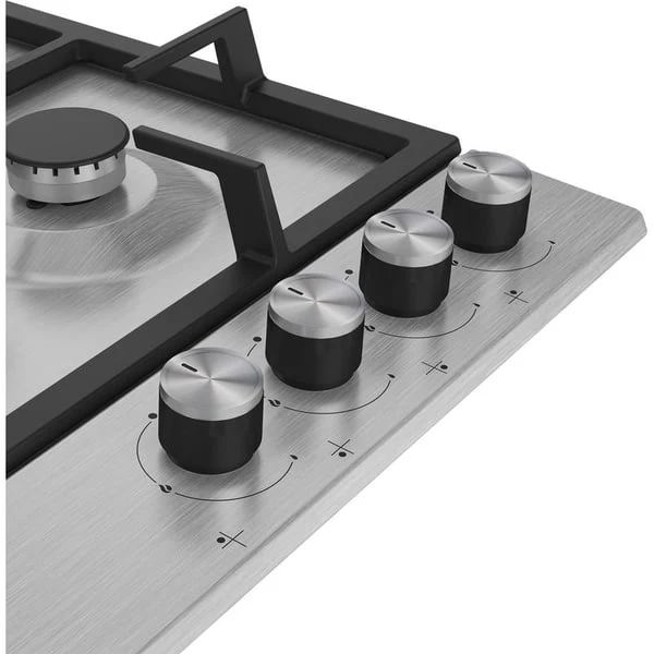 BEKO  HIAW64225SXL  BI HOB, 60 cm hob gas, Auto Ignition, Full Safety, Stainless Steel, Knob Control, 220-240 Volts, 50-60 Hz, 60 cm hob gas, Turkey, Inox - Image 4