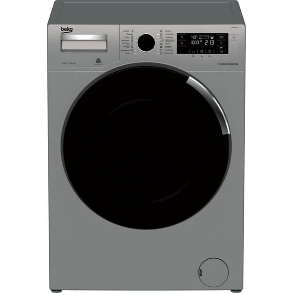 BEKO WTV9734XS WASHER, 9 kg Capacity, 1400 RPM, Knob Control, 220-240 Volts, 50 Hz, 9 kg Capacity, Turkey, silver