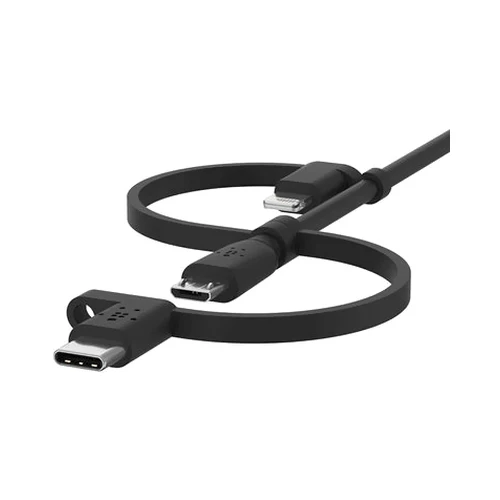 Belkin 3-in-1 USB-C Universal Cable Black - Image 3