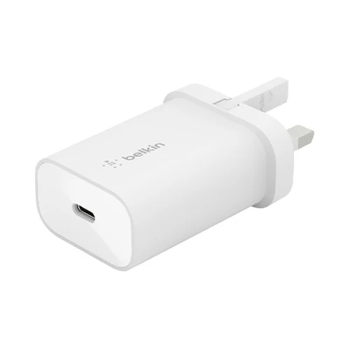 Belkin Boost Charge USB Type-C PD 3.0 PPS Wall Charger With USB Type-C To Lightning Cable White - Image 2