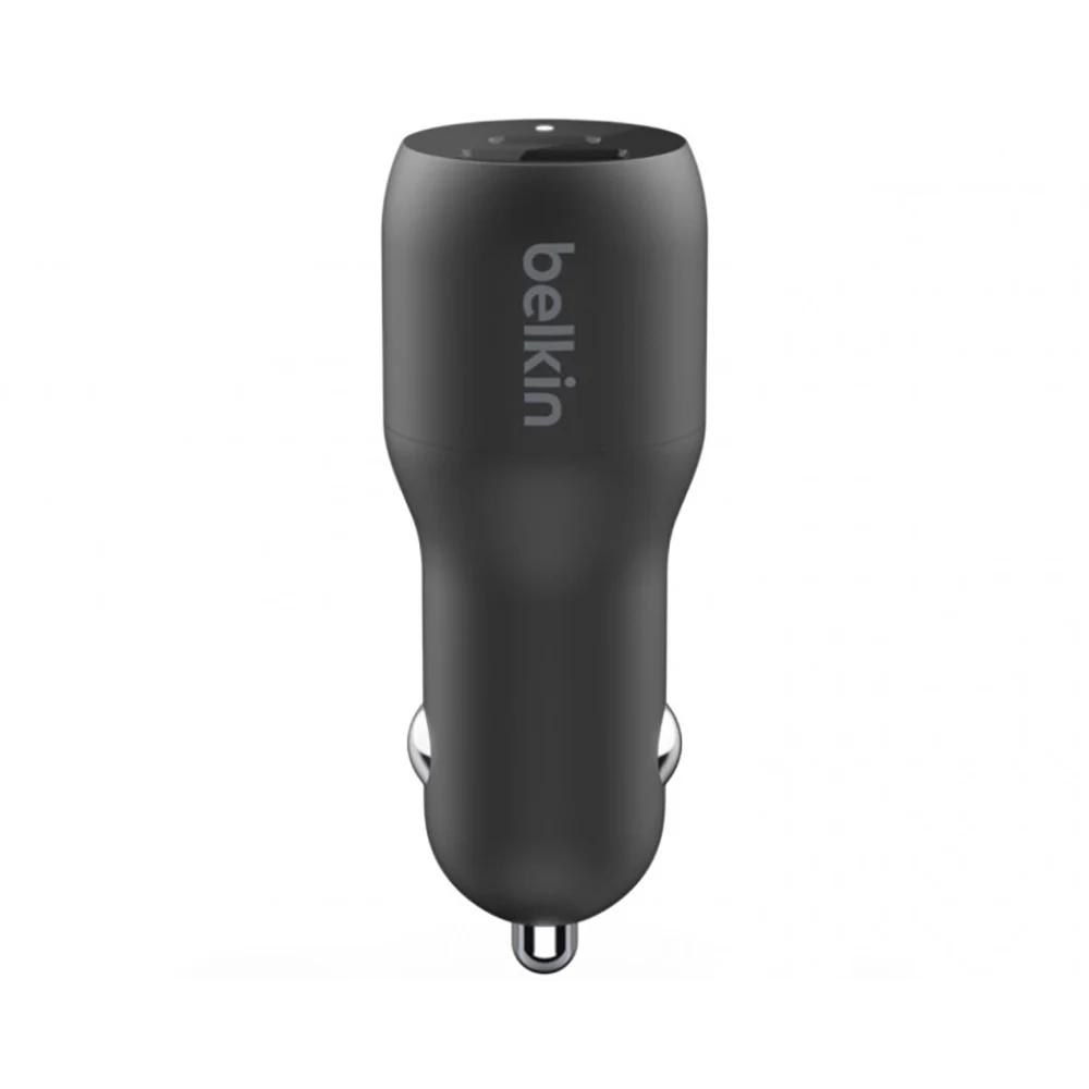 Belkin BoostCharge Dual Car Charger Black - Image 3